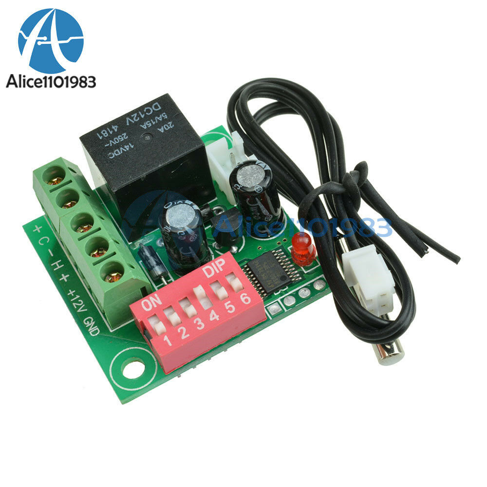 Heat Cool Temp Thermostat DC 12V Digital Temperature Control Switch 20-90℃