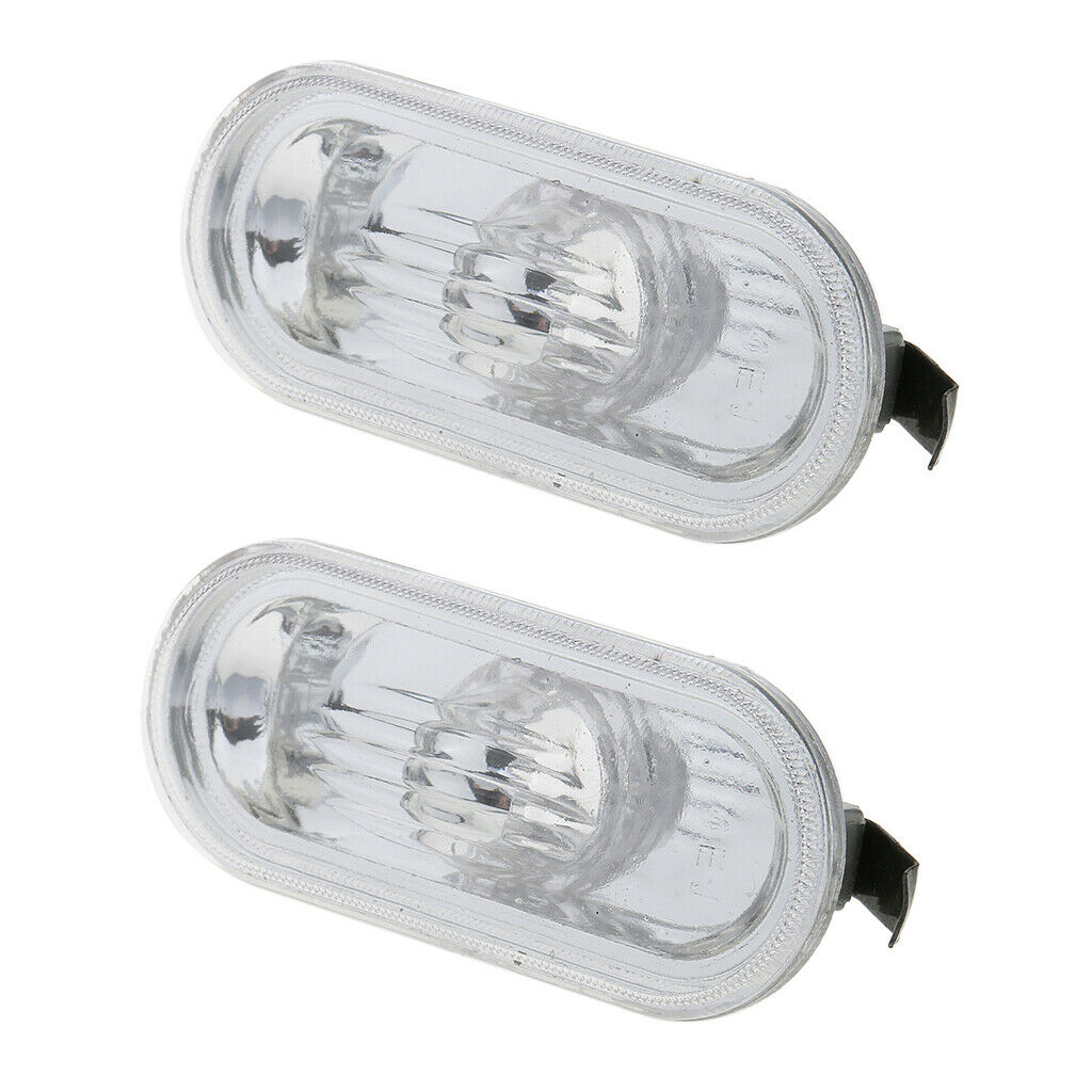 2x Amber Side Turn Signal LED Turn Signal Lamp for  MK4 Golf