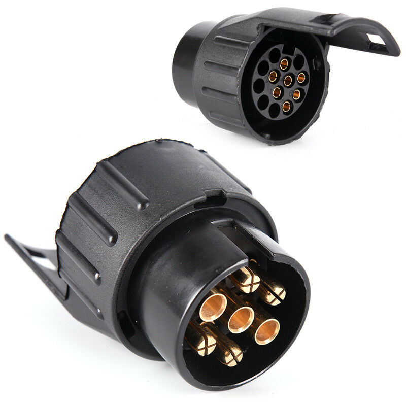 13 Pin To 7 Pin Plug Adapter Car Trailer Truck Caravan  Towbar Socket Convert Qx