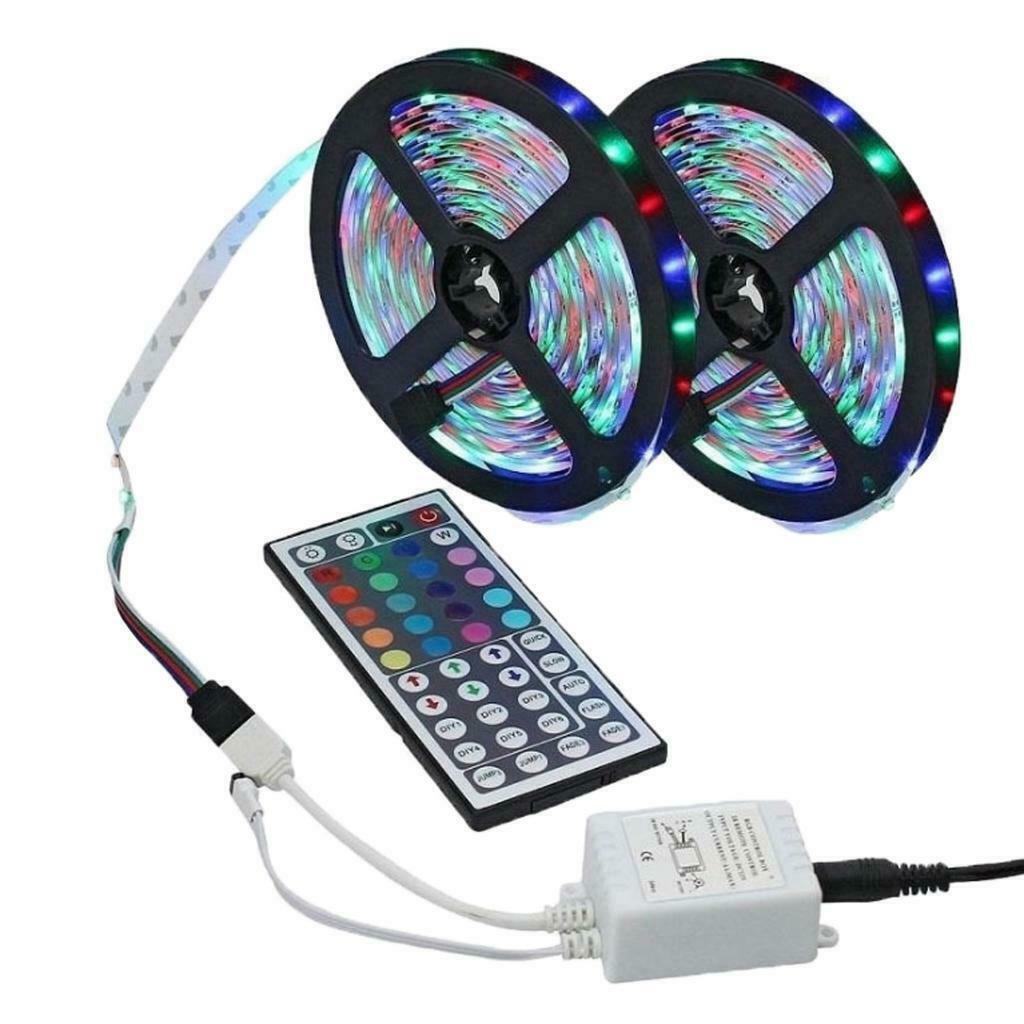49ft LED Color Changing Light Strips SMD 3528 RGB Flexible w/ Remote Control