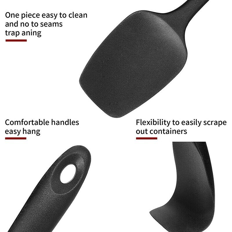 Silicone Spatula Set, Rubber Spatulas Silicone Heat Resistant, Spatula SeamlN5G7