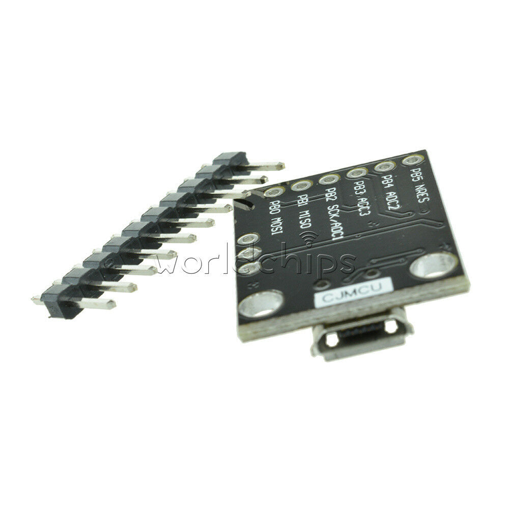 2PCS ATTINY85 MCU Micro USB Development Board for Arduino I2C SPI Kickstarter