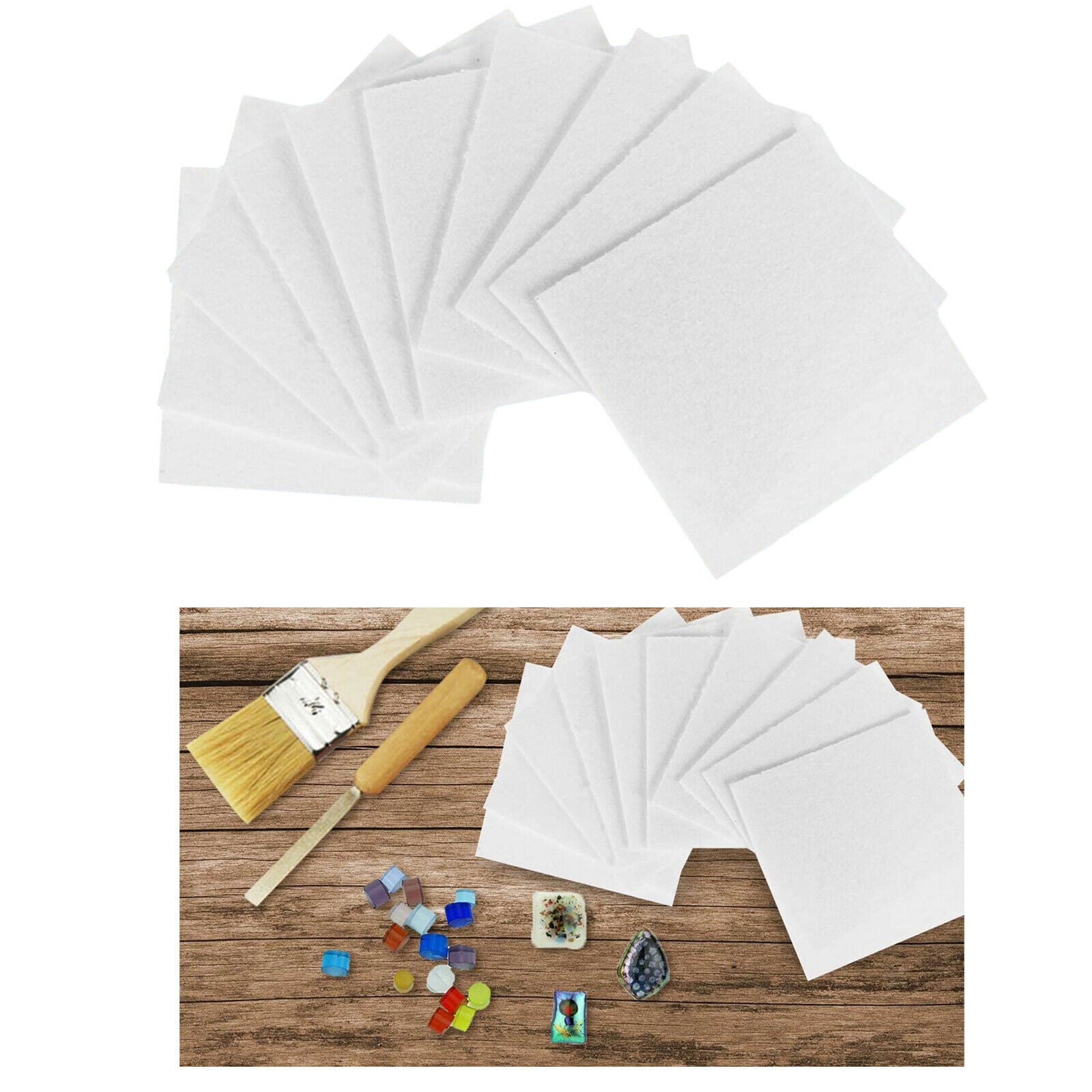 50Pack Glass Fusing Paper Ceramic Fiber Paper Making Pottery Tool Crafting