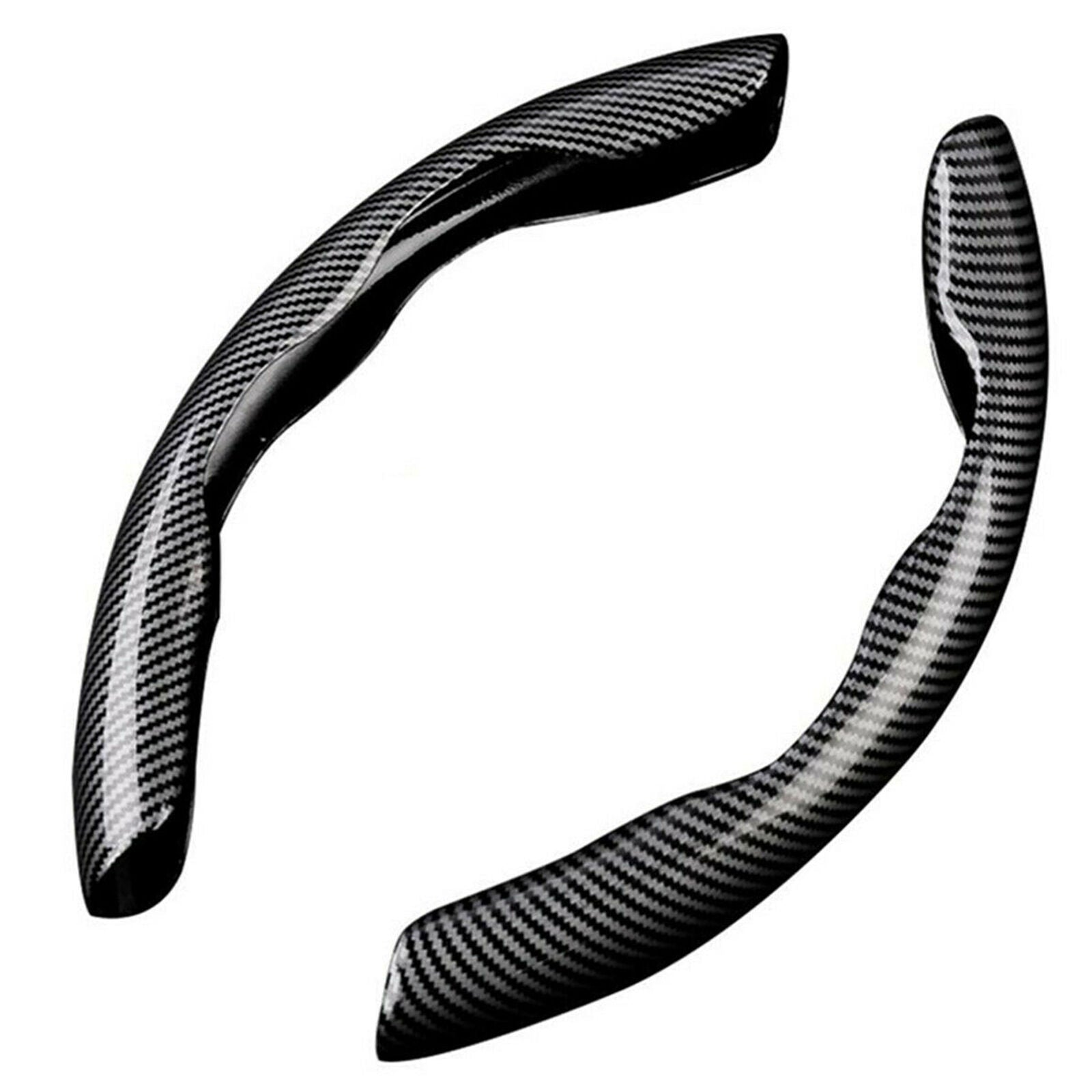 Carbon Fiber Look Universal Car Steering Wheel Booster Cover Non-Slip Accessory