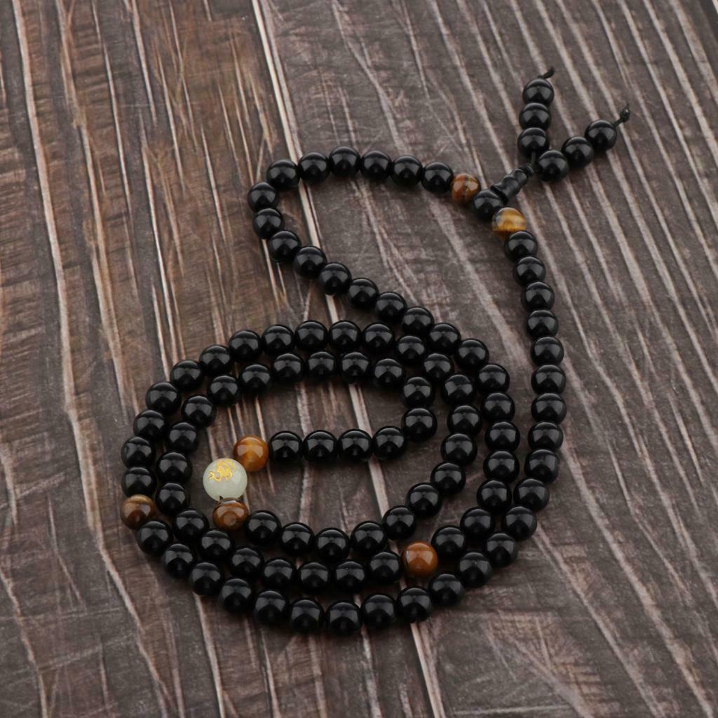 Fashion Chinese Zodiac Obsidian Beads Multilayer Bracelet Jewelry Rabbit