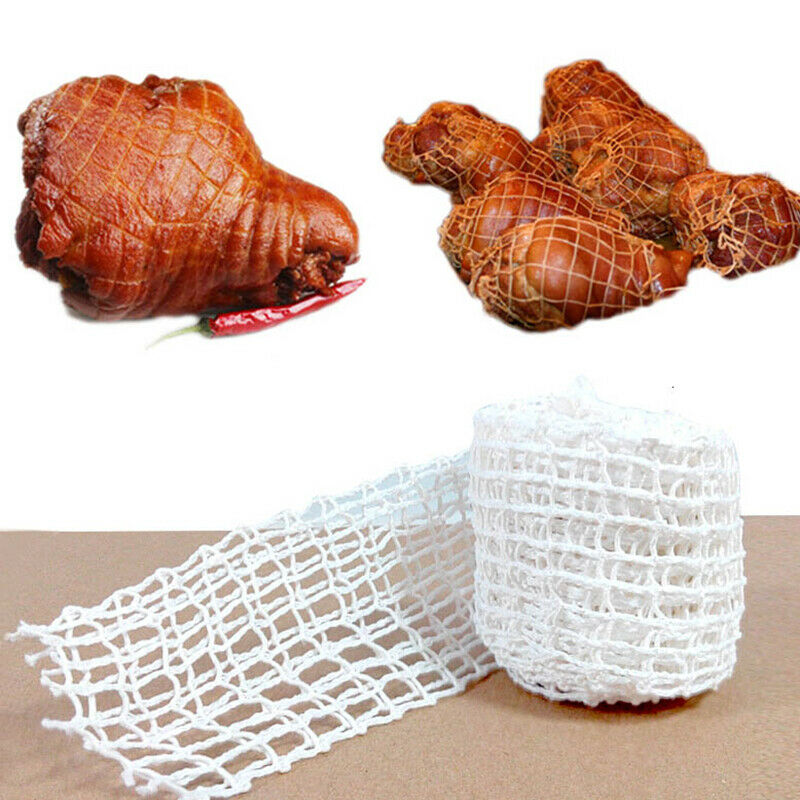 5M Cotton Meat Net Ham Sausage Net Butcher's String Sausage Casing Net Rol_t Qx