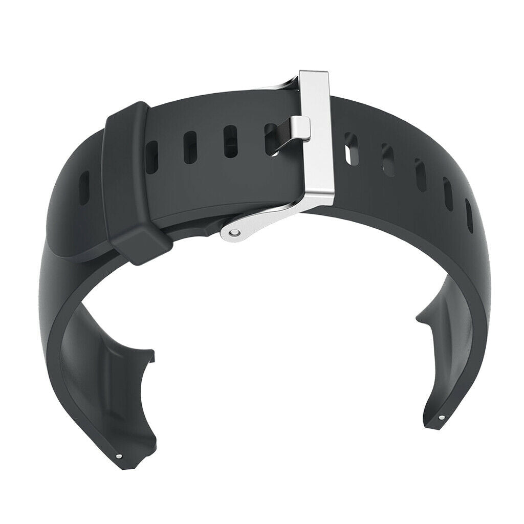Silicone Wrist Band Replacement Strap, fit for Garmin Approach S3 Watch - Black