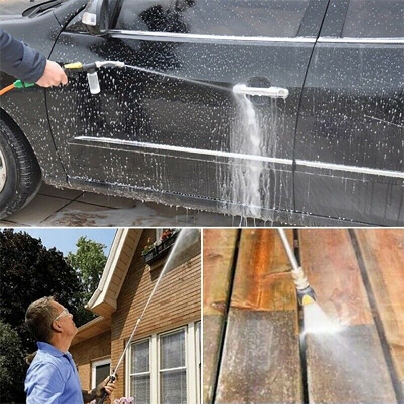 4X(2 in 1 Wash High Pressure Washer Cleaning Lance Portable Cleaner Nozzle Y1A3)