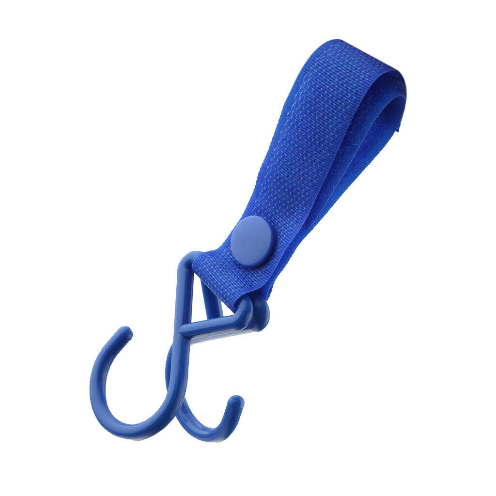 Pushchair Pram Pushchair Clip Hook Buckle Bag Holder Royal Blue