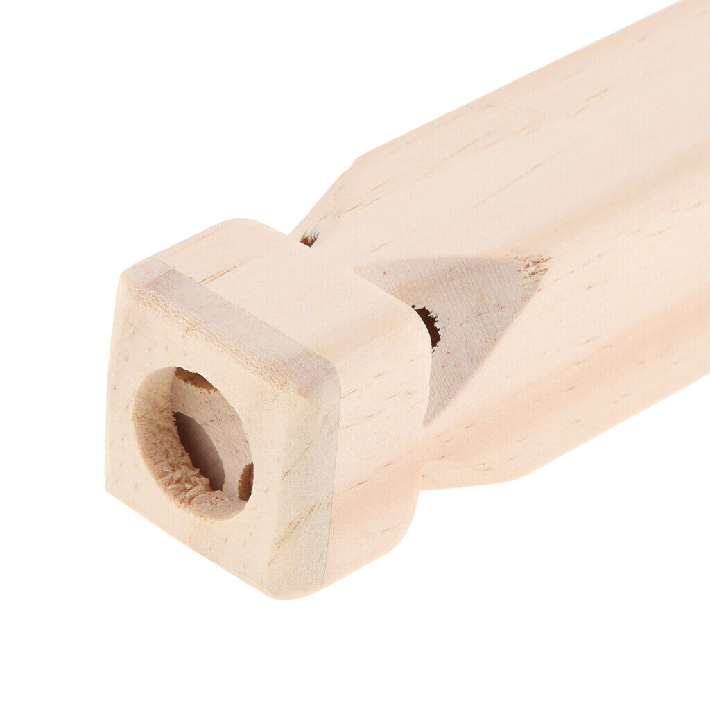 2 Pcs Quite Neat Hand Carved Wooden Whistle Favors, Train Pattern, Whistle