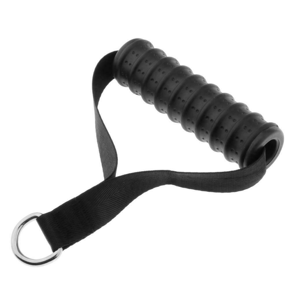 2x CABLE MACHINE ATTACHMENT Handles Heavy Duty Exercise Workout Equipment Grips