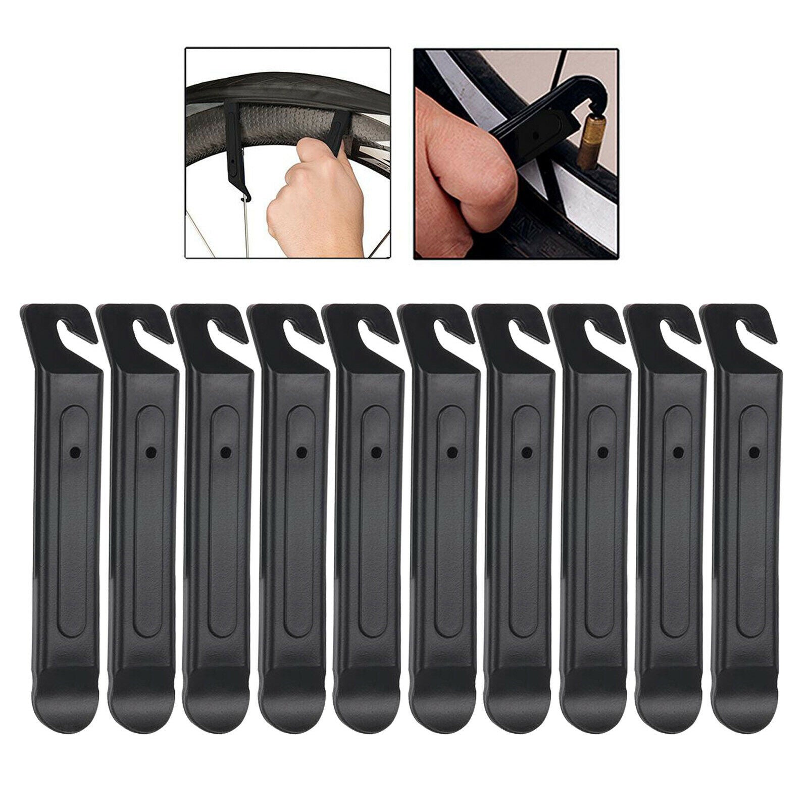 10pcs Bike Tire Levers Durable Nylon Bicycle Tire Changing Tool Cycle Flat Tires