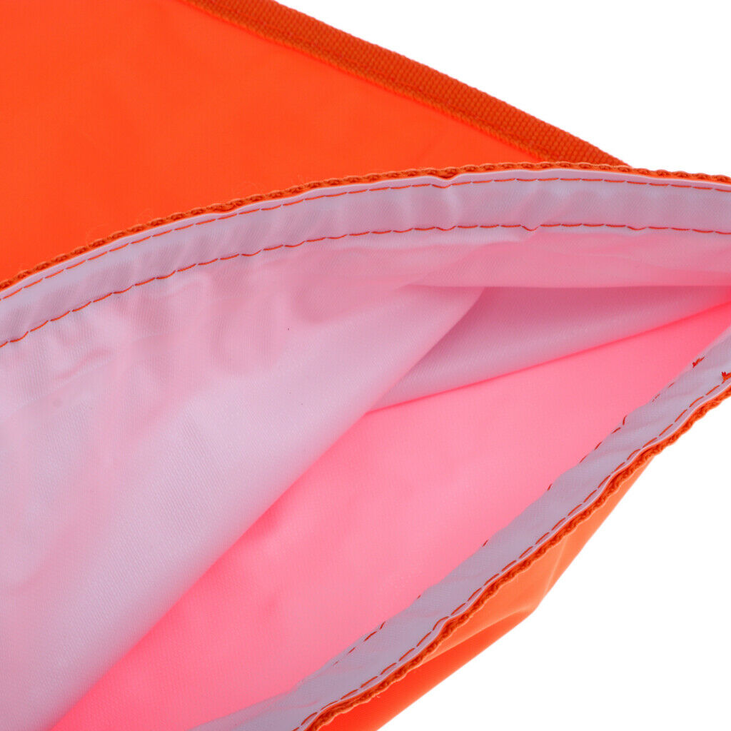 Open Water Sea Safety Swim Buoy Floating Aid Swimming Dry Bag Tow Float Orange