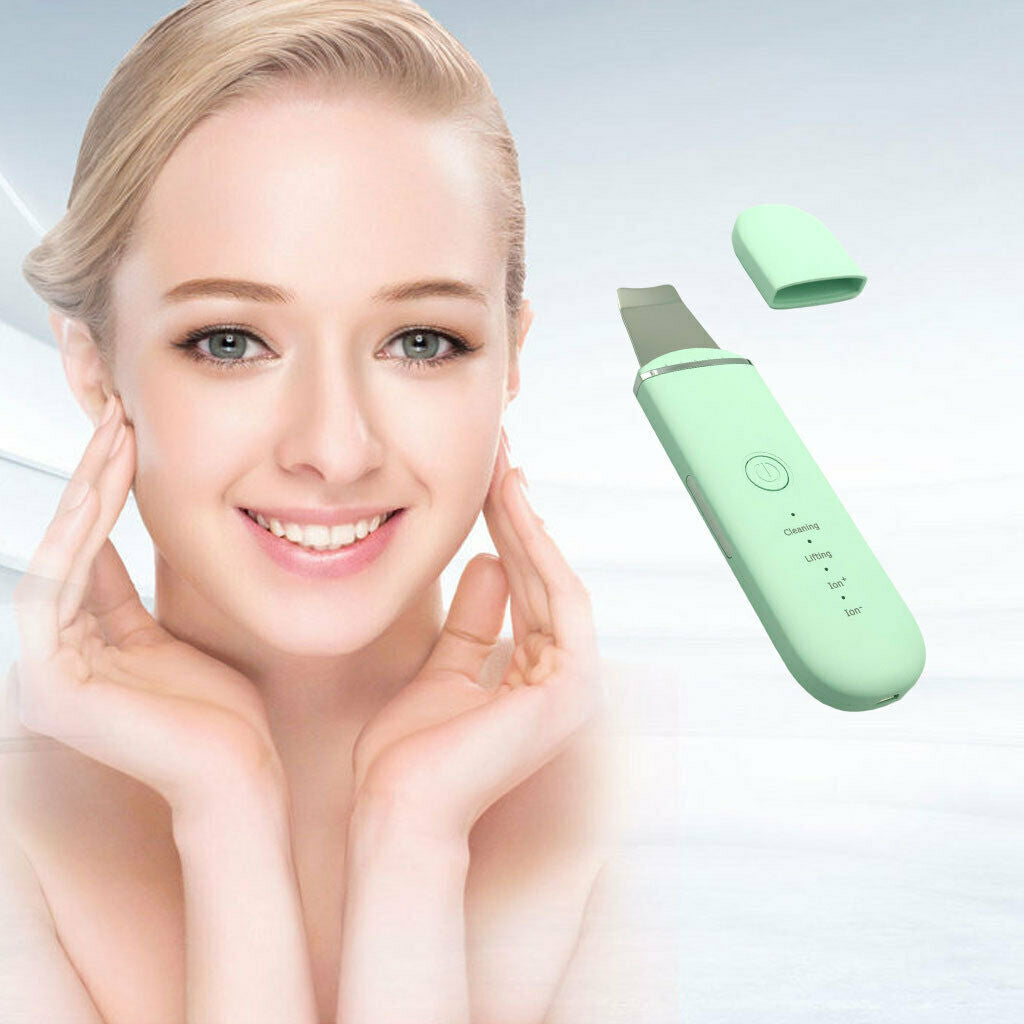Facial Skin Scrubber Skin Spatula Facial Deep Cleansing USB Rechargeable