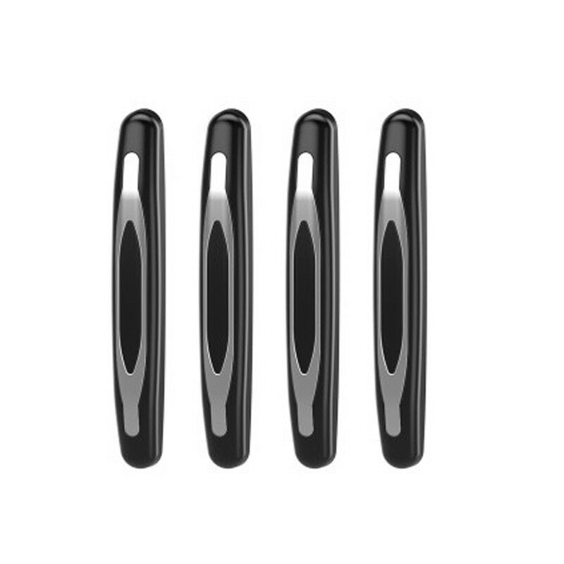 4X Auto Body Door Side Black Anti-Collision Protector Strip Decorative Bar Handy