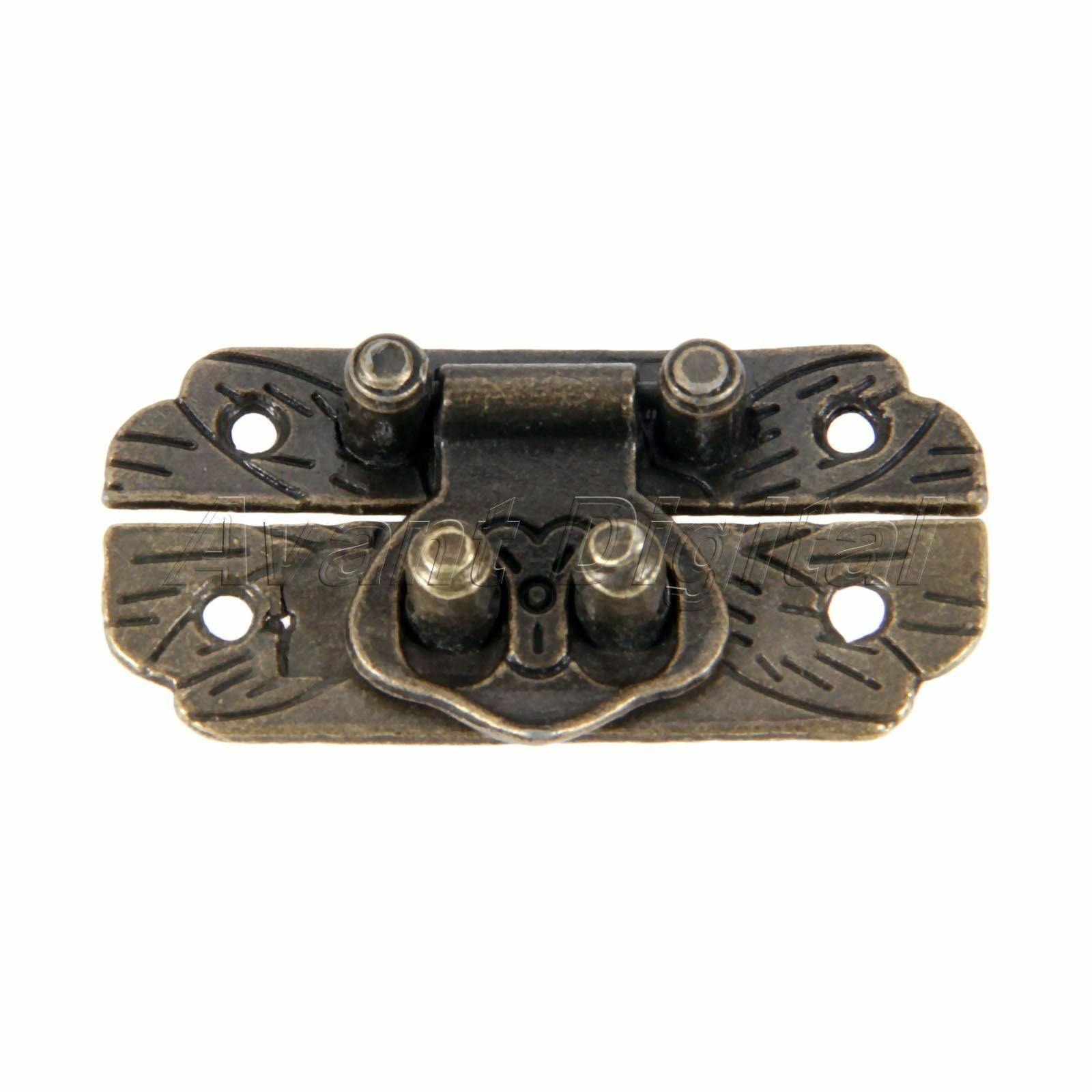 Furniture Hardware Retro Wooden Wine Box Buckle Hasp Zinc Alloy Padlock Latch 5X