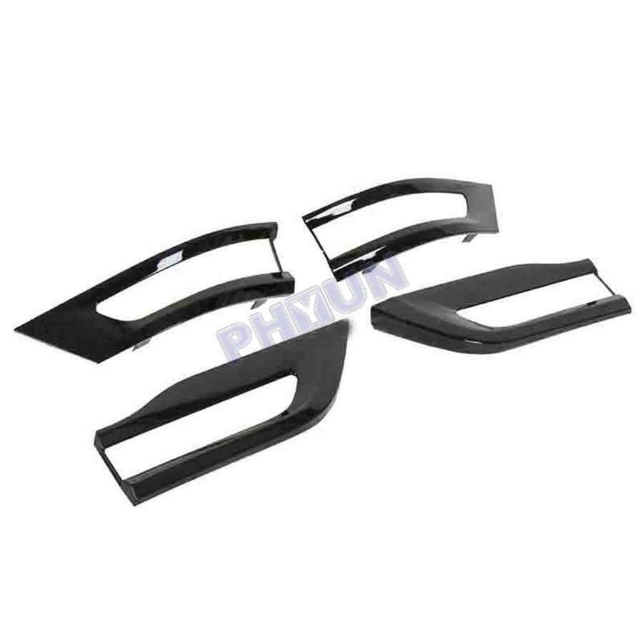 4Pcs Gloss Black Car Tail Light Trim Bezel Kit For Jeep Grand Cherokee 2014-2020