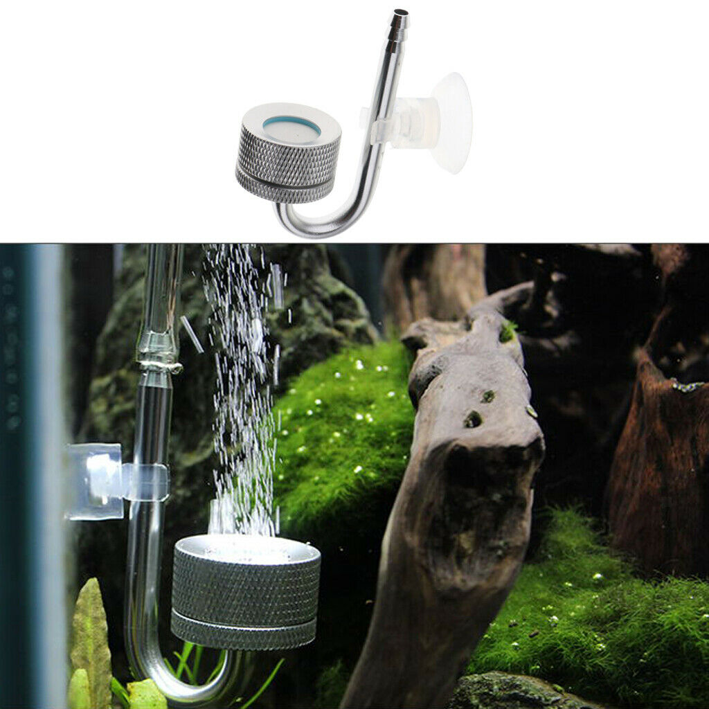 Durable Aquarium Aluminum Alloy CO2 Diffuser Carbon Dioxide Atomizer Bubble