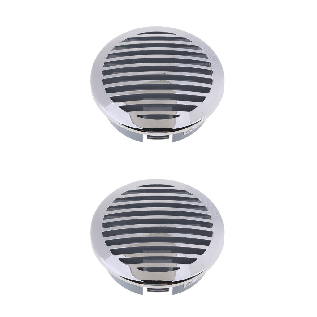 2Pcs 4 inch 100mm 316 Marine Grade Stainless Steel Grill Airflow Vent Cover