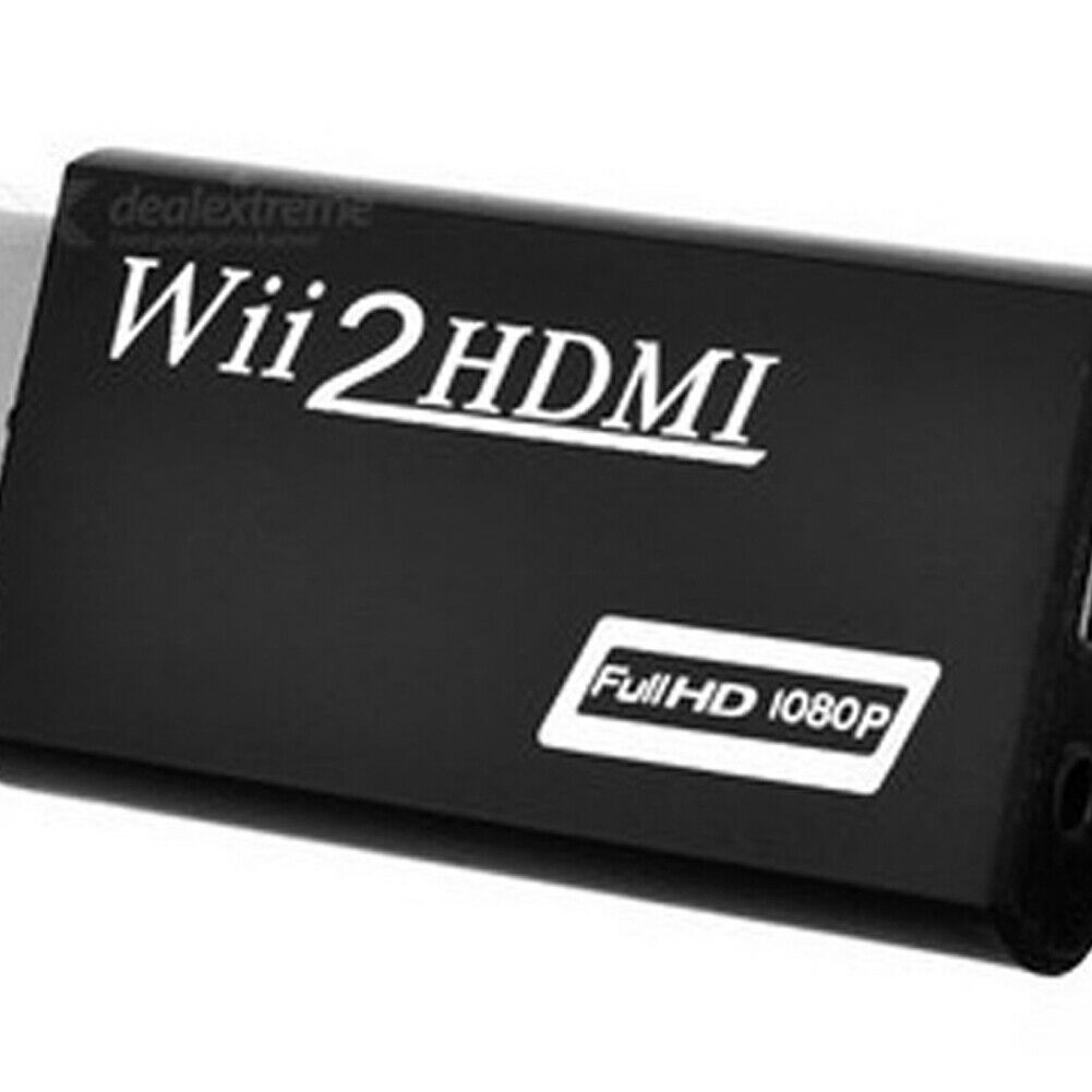 Wii to HDMI Adapter HD Converter Adapter with HDMI Connection Extra 3.5 mm HN US