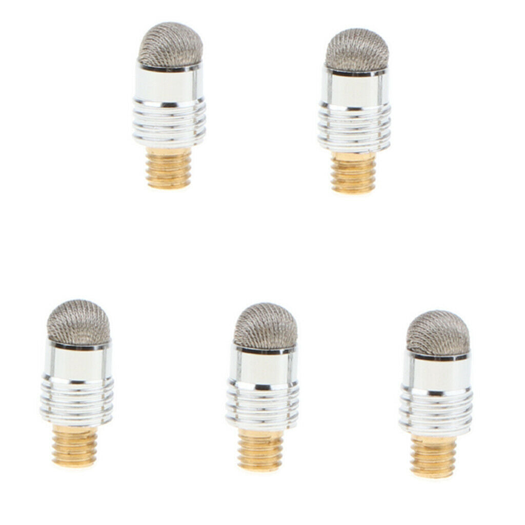 5 Pieces 2 in 1 Replacement Fiber Tips for Capacitive Stylus Pens Dia 6.0mm