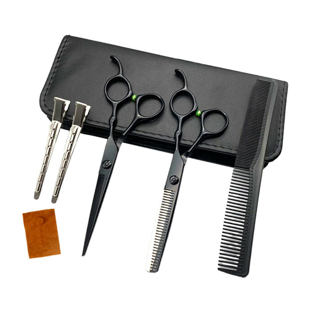 7pcs 6.0'' Salon Hair Cutting Hairdressing Scissors Equipment Styling Set