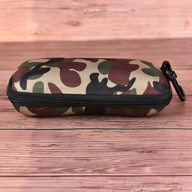 Glasses Box Sunglasses Case Camouflage Storage Protector zipper Container TKDD