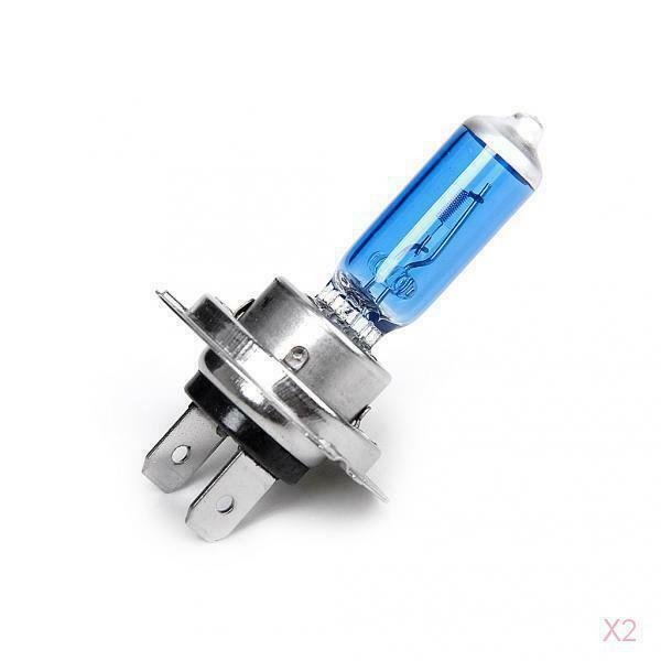 2pcs H7 4300K HID Xenon Halogen Headlight White Light Bulb Globe 12V 55W