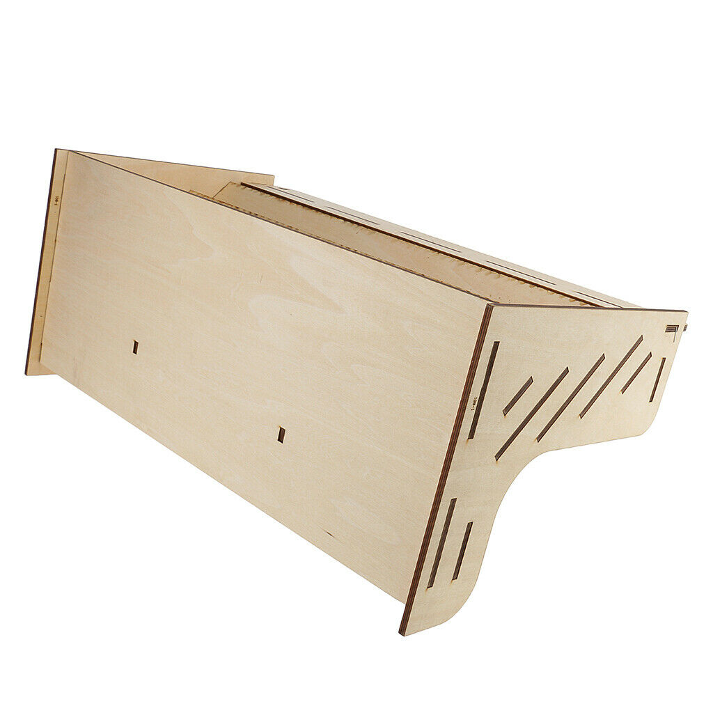 Multi Layers Wooden Paint Rack Stand with Multi Holes for Storing Paints,