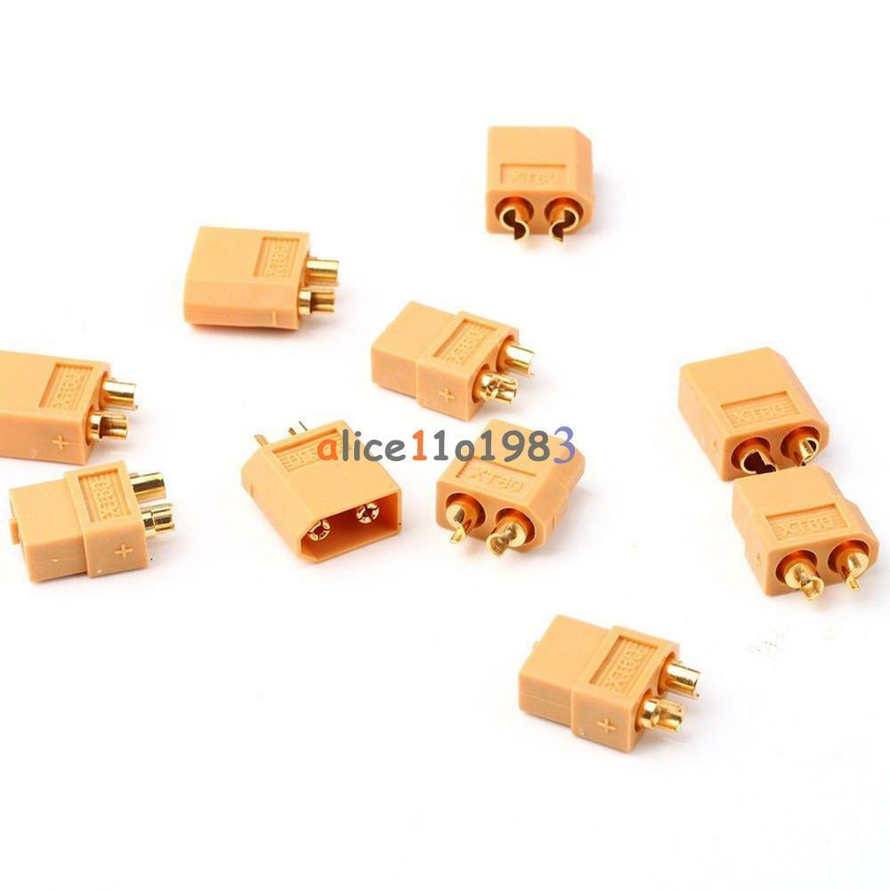 20PCS 10Pairs XT60 Male & Female Bullet Connectors Plugs For RC LiPo Battery