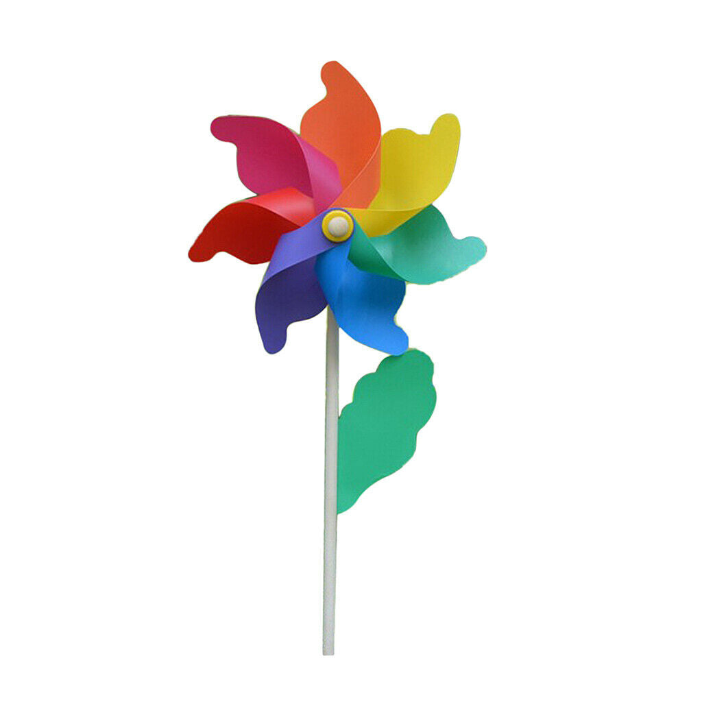 2X 56cm Height Windmills Wind Spinner Outdoor Lawn Field Yard Park Ornament