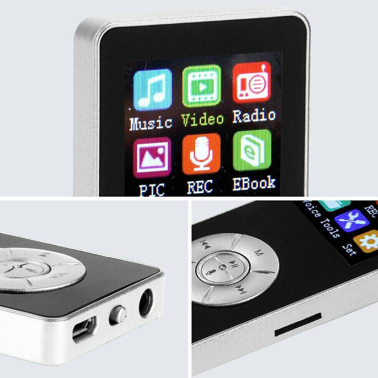 Delicate 32GB Bluetooth 4.2 MP3 MP4 Player Music Media Video FM Digital Rad F8I7