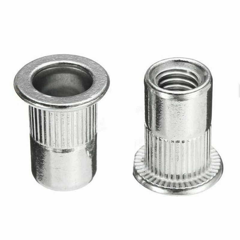 200Pcs M3/m4/m5/m6 Combination Stainless Steel Blind Thread Flat Rivet Nuts