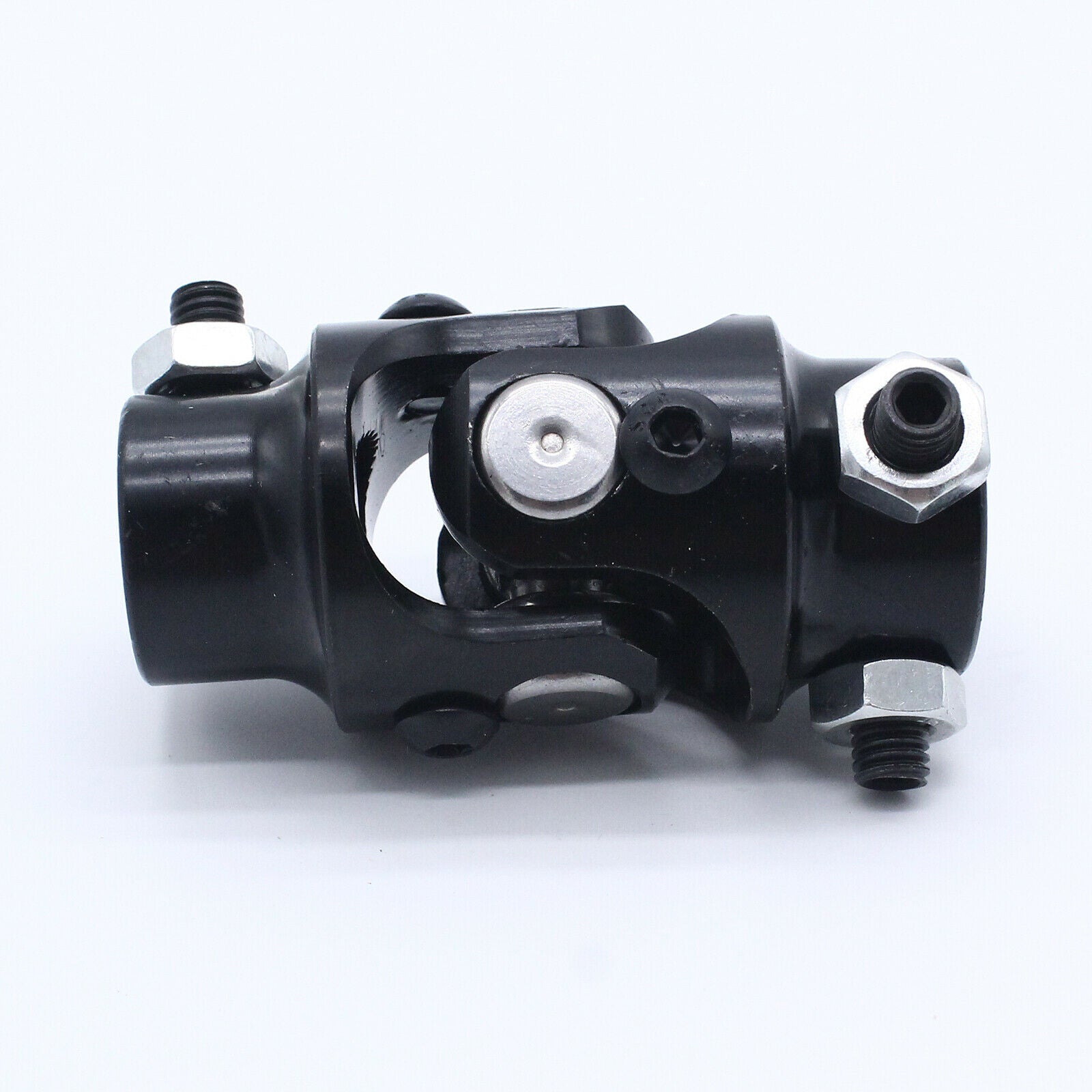 UJ-003 3/4-36 Spline X 3/4" DD BLACK Steering Shaft U Joint to Mustang II Power