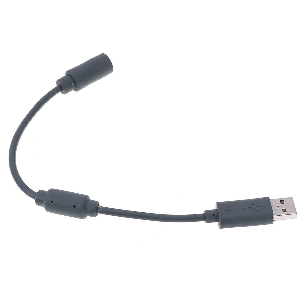Wired controller USB breakaway adapter cable cord for xbox 360 Gray 23cm DEAU