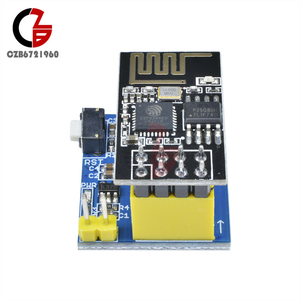 ESP-01S ESP8266 WIFI Wireless Transceiver DS18B20 Temperature Sensor Adapter