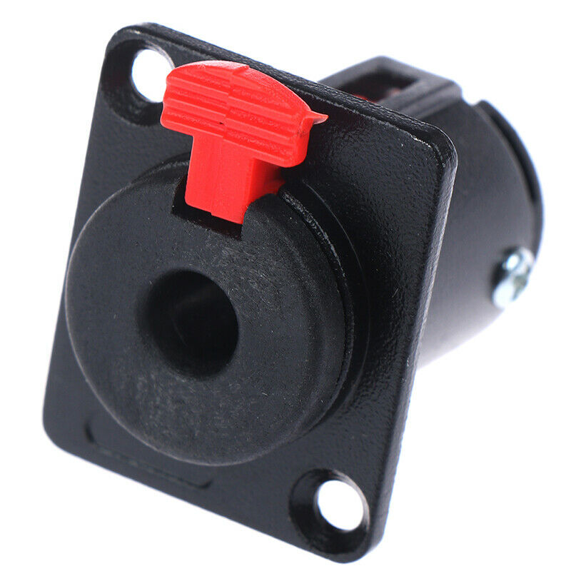 Speaker Audio Jack 6.35mm Connector 1/4 inch Female Socket Panel Mounted .l8