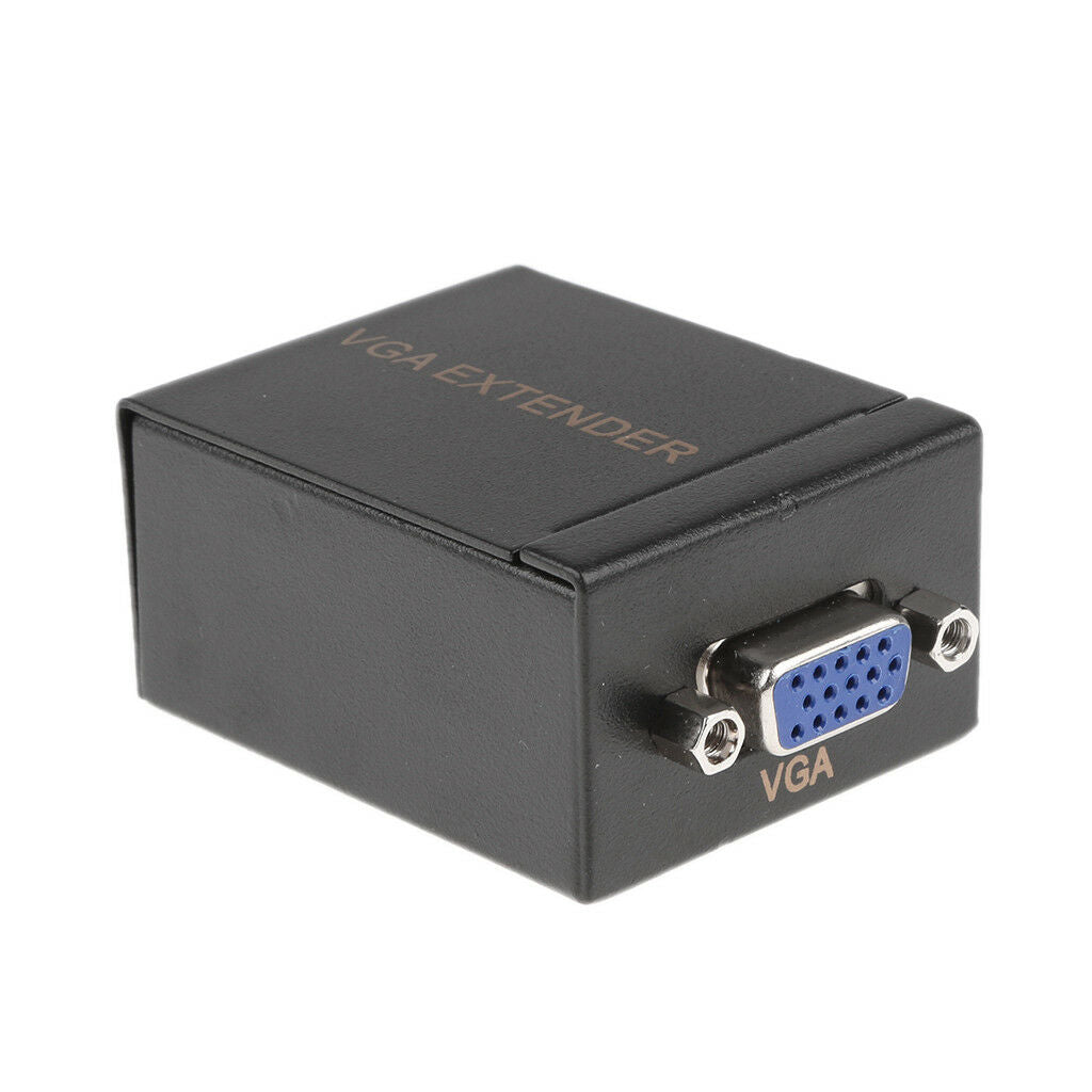 VGA Extender Repeater Over Cat5e/6 Cable up to 60M VGA UTP Extender for HDTV