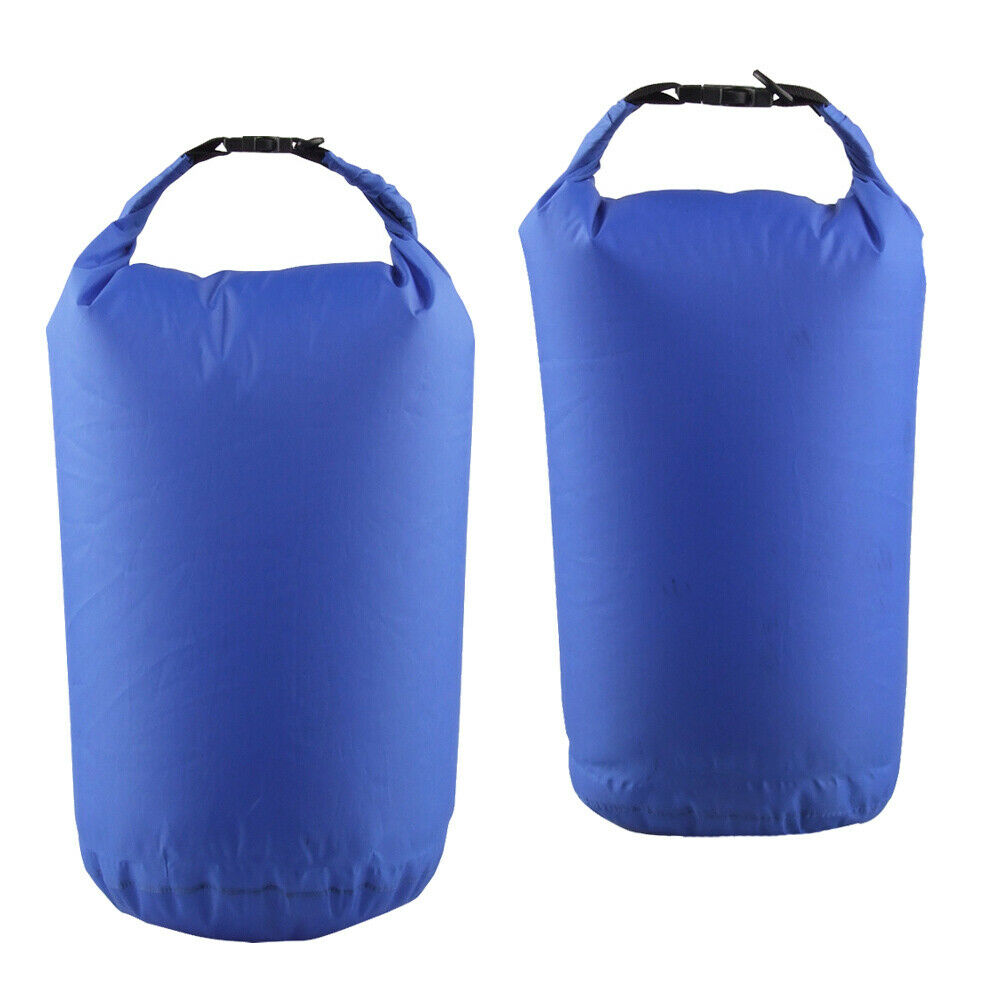 2Pcs Heavy Duty Waterproof Dry Bag 12L 75L Waterproof Floating Kayak Rafting