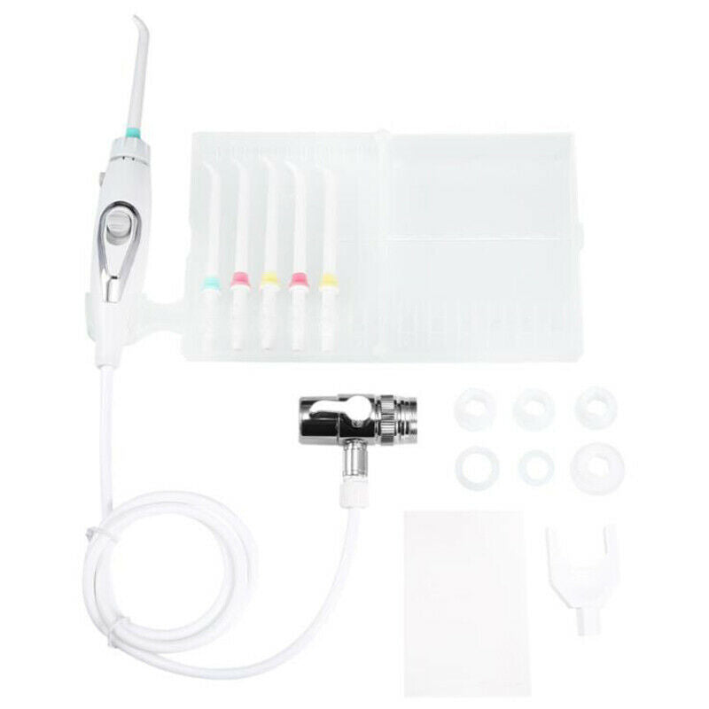 6 Tips Faucet Oral Irrigator Pressure Water Jet Toothbrush Flosser Tooth CleanDD