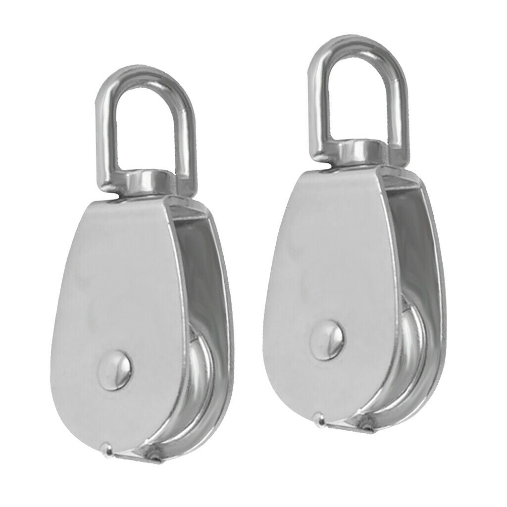 Cable Pulley, Pulleys for lifting, M15 Single Pulley Block in 304 Stainless.