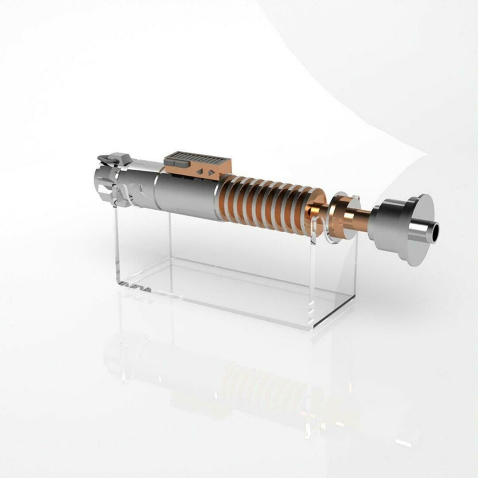 Clear Acrylic Display Stand Sword Lightsaber Holder for Collection 17x7x8cm