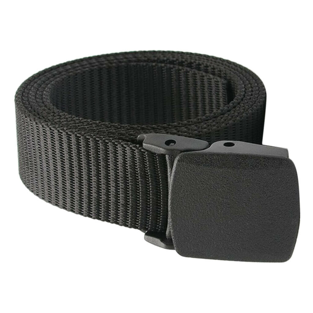 2pcs Heavy Duty Army Outdoor Nylon Webbing Belt Trouser Jeans Waistband
