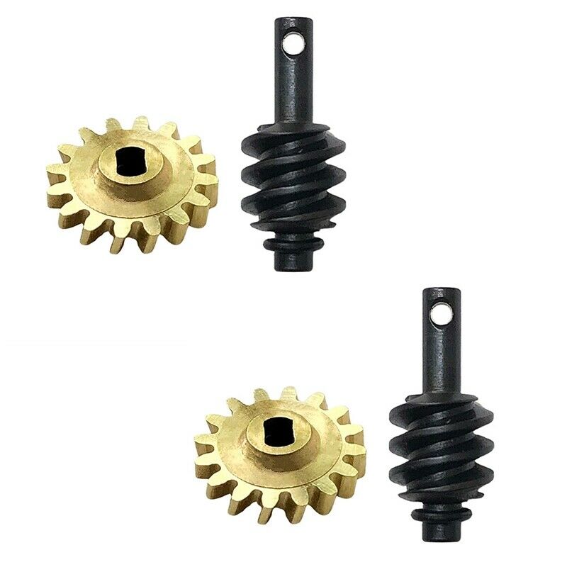 2 Set Steel Front Rear Axle Gears Overdrive Differential Gears for Axial SCXK4S1