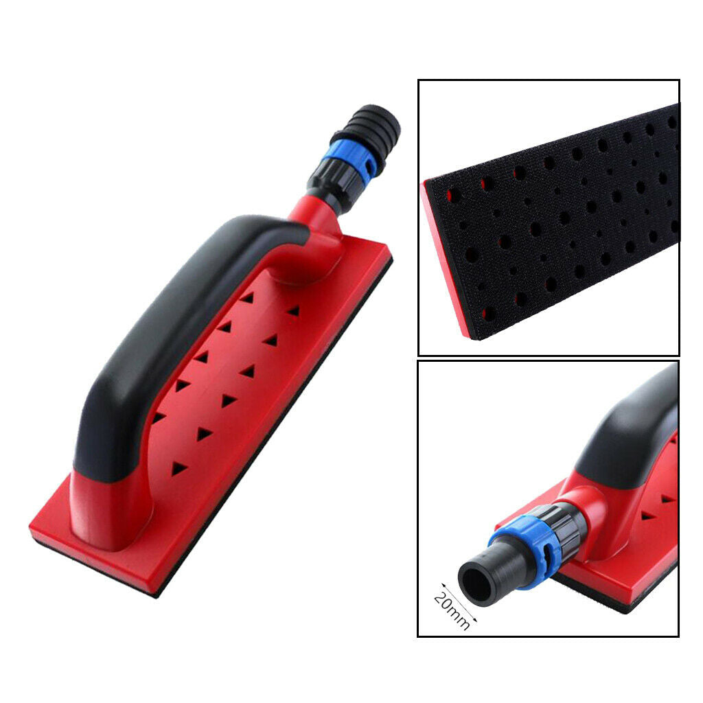 Square Vacuum Hand Grinding Polishing Plate Dust Free Block Abrasive Tools