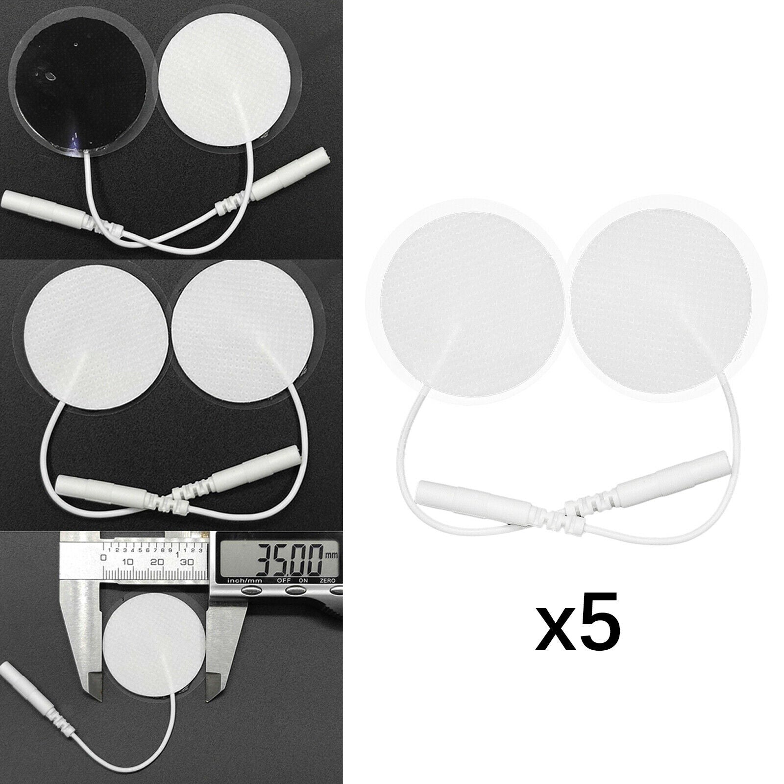 10x  Pads Self Adhesive For Acupuncture Therapy Tens Massagers Unit