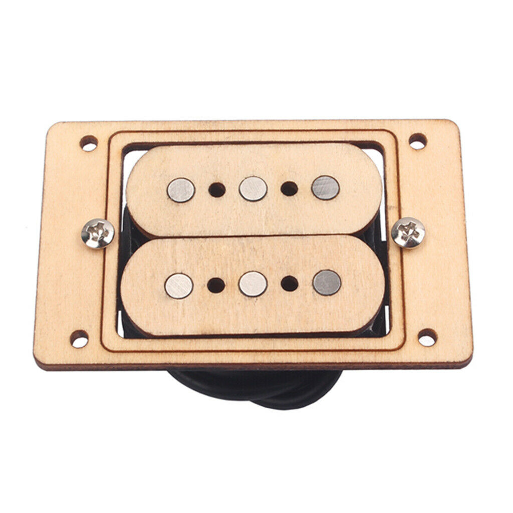 Maple Humbucker Pickup Set for Cigar Box Guitar