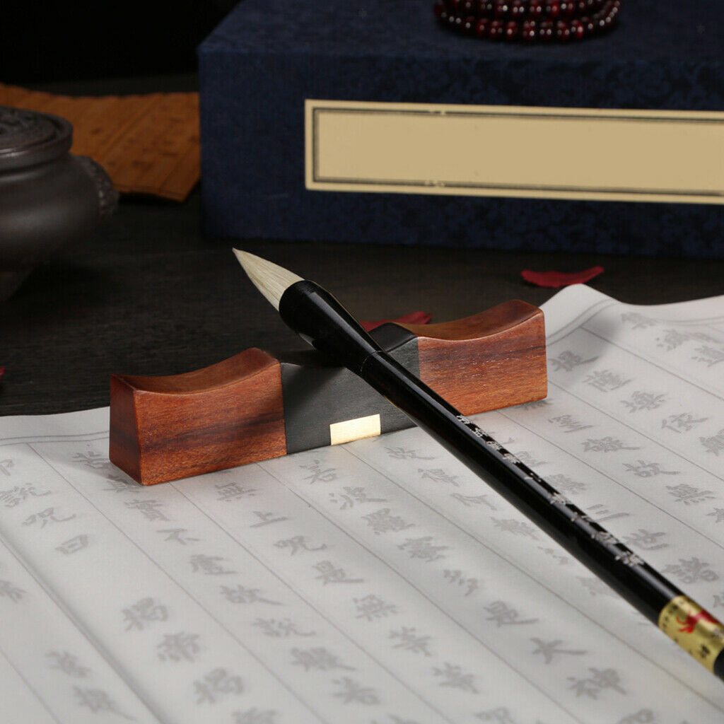 Traditional writing wood Chinese calligraphy