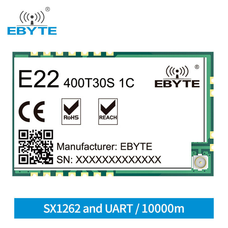 E22-400T30S1C SX1262 RF Chip TTL Small Size Low Power Consumption Transceiver