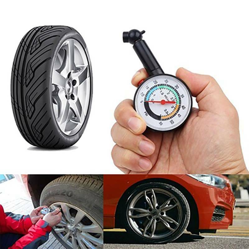 Car Truck Auto Motor Tyre Tire Air Pressure Gauge Dial Meter Tester Tool